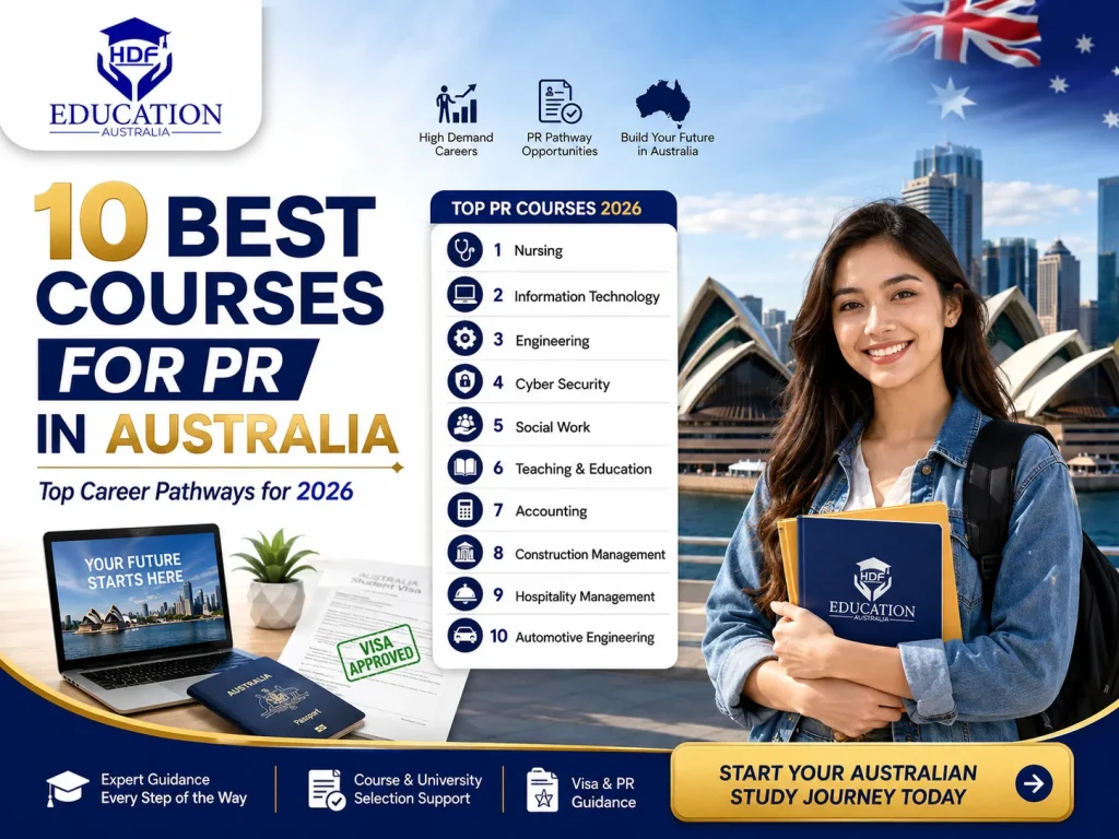 Best Courses for PR in Australia